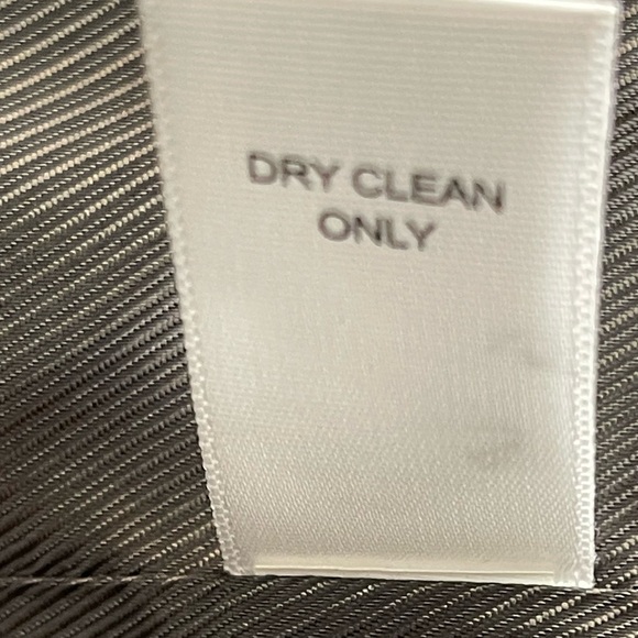 Banana Republic Wool Tweed Herringbone Ruffle Trim Blazer Preppy Quiet Luxury - Picture 9 of 11